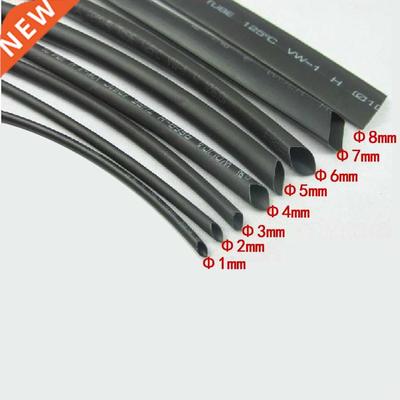 5meter/piece Heat Shrink Tube 1mm 2mm 3mm 4mm 5mm 6mm 7mm 8m