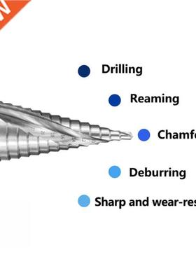 1pc 4-32mm HSS Step Cone Drill Bit HSS Steel Spiral Groove H