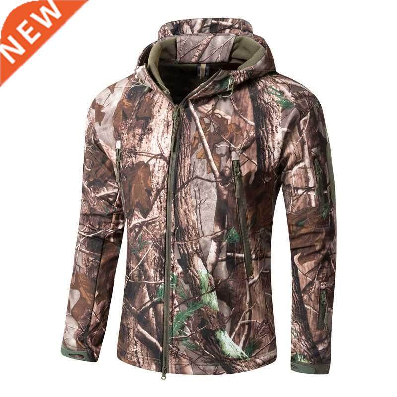 Winter TAD Tactical Softshell Camouflage Jacket Men Shark Sk