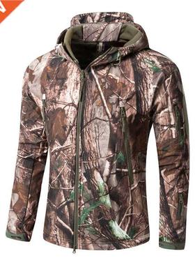 Winter TAD Tactical Softshell Camouflage Jacket Men Shark Sk
