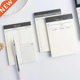 not Schedule Sticky Time List pad Memo Daily Creative