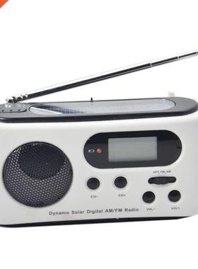 Hand Crank Dynamo Radio LED Flashlight USB Cellphone Charger