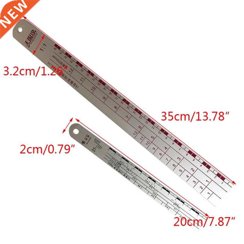 896B Standard Paint Ruler Paint Mixing Tool Corrosion-resist