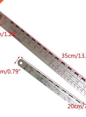 896B Standard Paint Ruler Paint Mixing Tool Corrosion-resist