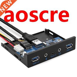 Audio Pow Hub Front Panel USB.0 USB Splitter with Port