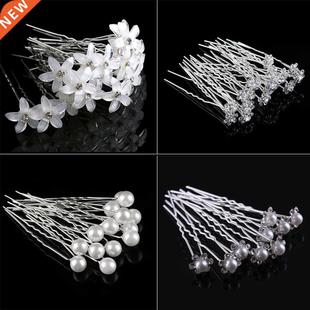 Hairpin pcs Bridal Wedding Stick Flowers Women pack