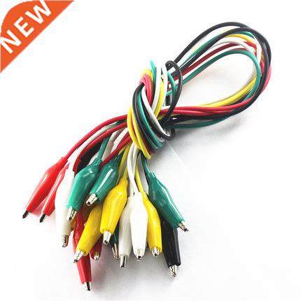 10pcs Alligator Clips Electrical  Test Leads Alligator Do