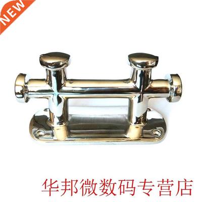 New Marine Double Cross Cable Pile Mooring Bollard Stainless