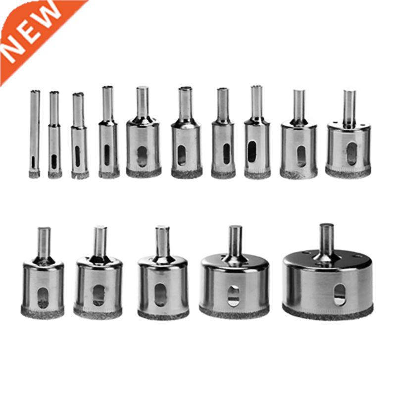 15pcs Diamond Coated Drill Bit Set Tile Marble Glass Ceramic
