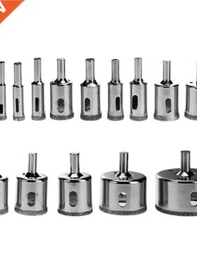 15pcs Diamond Coated Drill Bit Set Tile Marble Glass Ceramic