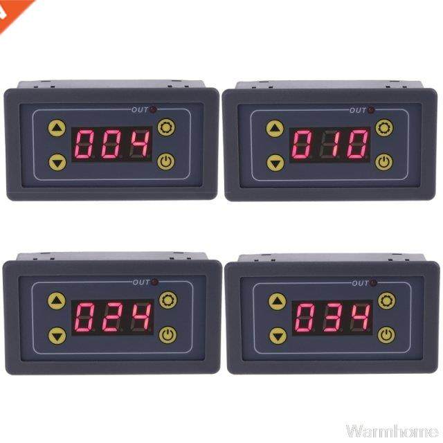 DC 5V 12V 24V AC 110V 220V Digital Time Delay Relay Cycle Ti