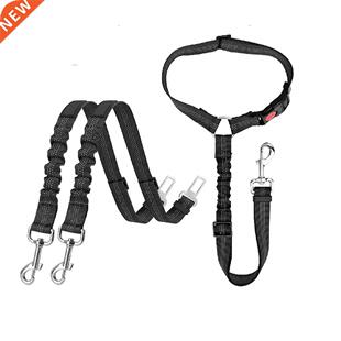 Dog Seat Belt Harness Adjuable Dog Cat Safety Leads Car Se