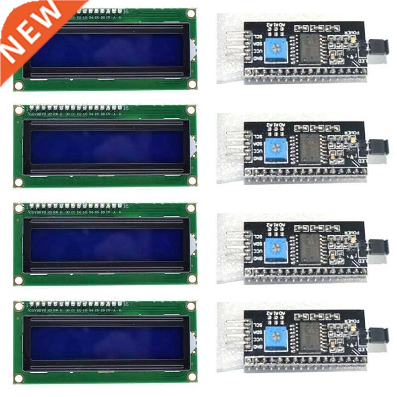 8 Pieces IIC/ I2C/ TWI LCD Serial Interface Adapter and LCD