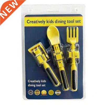 Interactive Utensil Set Toys For Kids Construction Themed Fo