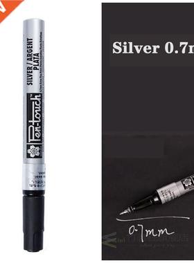 Permanent Metallic Marker Pens White Silver Gd Paint Pen