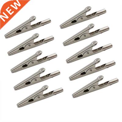10Pcs Metal Alligator Clips 10A Length 51mm Crocodile Clamps