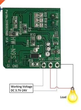 HW-N9MW Smart Sensor Switch DC .7-24V Radar Module Sensing