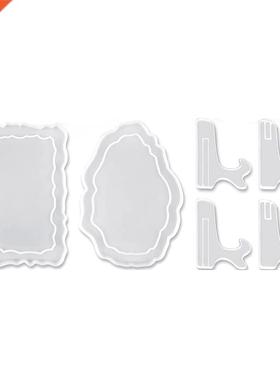 Resin Mold For Photo Frame With Stand Holder,Irregular Recta