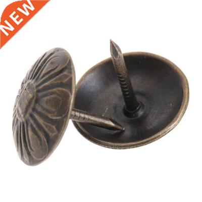 100pcs 16mm Antique Bronze Upholstery Nails Tacks Studs Vint