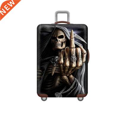 3D Skull Travel Luggage Cover Washable Dustproof Anti-Scratc