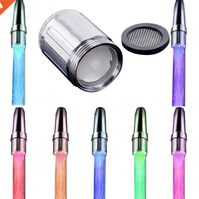 7 Colors Temperature Sensitive Control LED Kitchen Water Fau