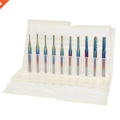 Heavy Duty CNC Router Bits 10 Packs CNC Bit End Mill Cutter