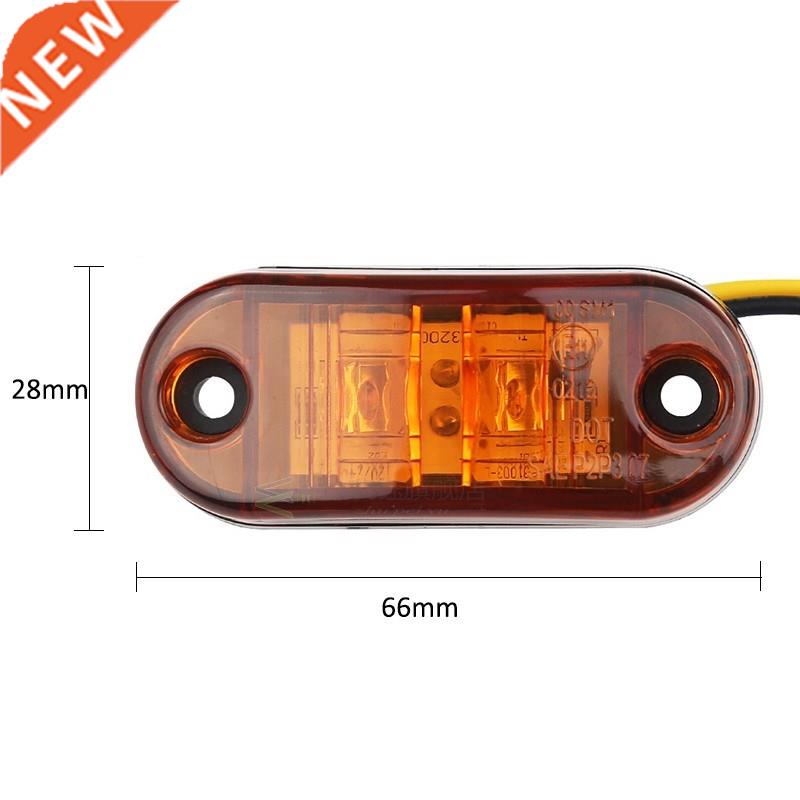 10PCS 12V 24V LED Side Marker Lights Parking lights Warning