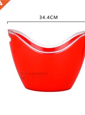 Acrylic White Ice Buckets Ice Container Champagne Ice Bucket