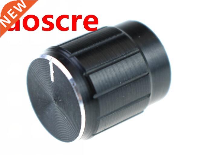5Pcs Black Metal 6mm Knurled Shaft Potentiometer Control Kno