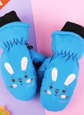 Kids Winter Warm Gloves Windproof for Children Boys Girls Sk
