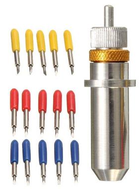 15 PCS 30/45/60 Degree Vinyl Cutter Carbide Blades with Blad