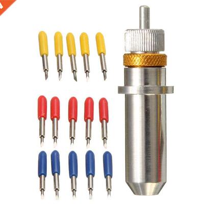 15 PCS 30/45/60 Degree Vinyl Cutter Carbide Blades with Blad