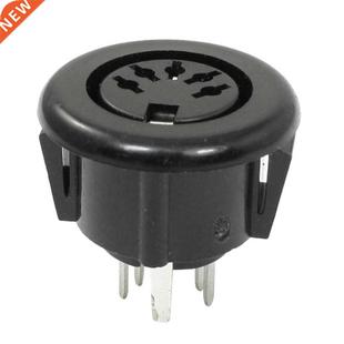 DIN Plug Cable Connector Keyboard Pin Mounted Female Panel