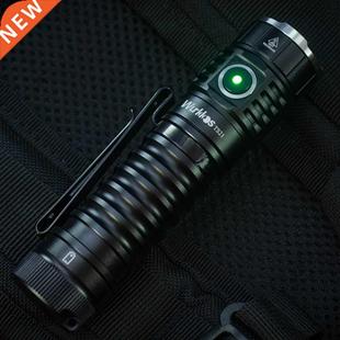 Rechargeable 21700 Wurkkos Flashlight USB LED SST20 TS21