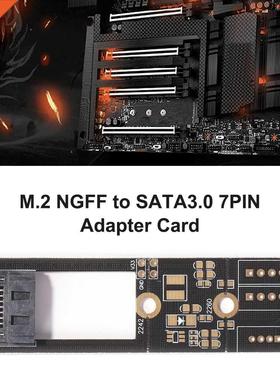 M.2 B-M Key to SATA3.0 Card M.2 NGFF to SATA3.0 7 Pin Conver