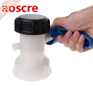 IBC Tote Tank Butterfly Valve Drain Adapter 2.95