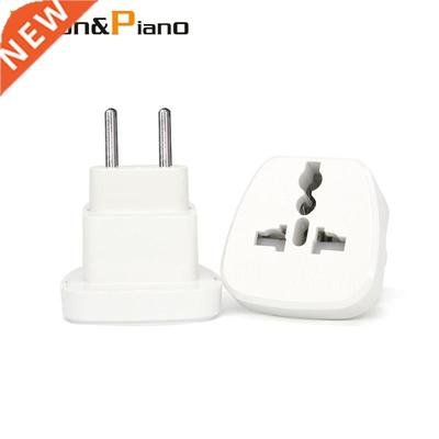 New Europe Adaptor UK US AU IT to EU AC Power Socket Plug Tr