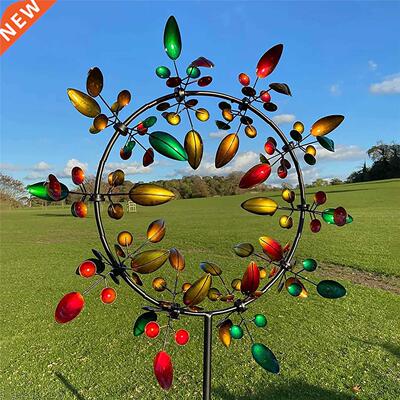 Outdoor Garden Metal Windmill Stainless Steel Wind Catcher M