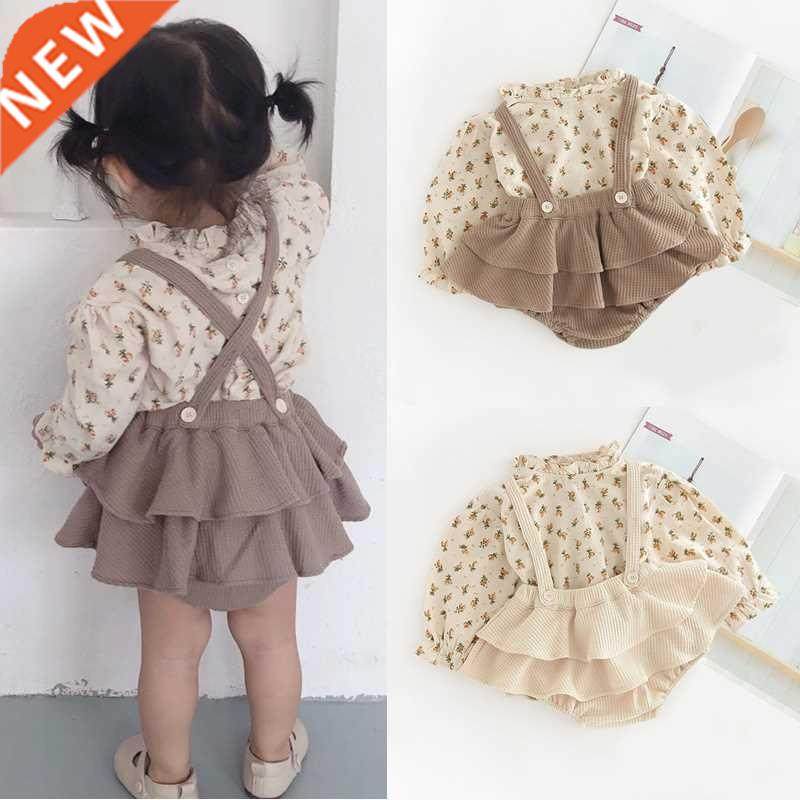 Baby Girl Clothes Spring Summer Linen Cotton Girls Floral Pu