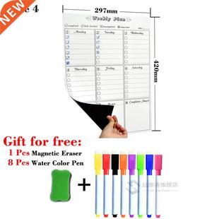 Monthly Weekly Dry Size Table Magnetic Calendar Planner