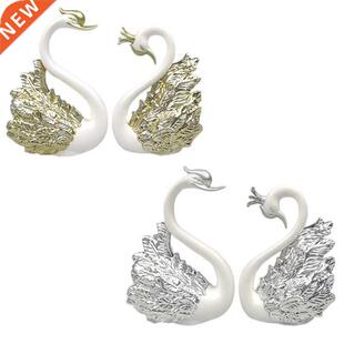 2pcs Swan Model Cute Figurine Collectibles Cute Car Interior