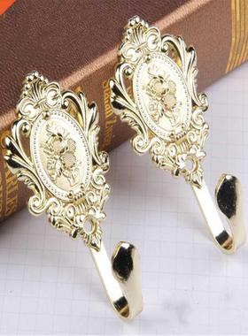 *2pcs Bedroom Home Decor Rose Pattern Hat Wall Mounted Drape