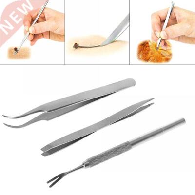 Pcs Pet Cat Dog Tick Remover Tool Stainless steel Pet Fleas