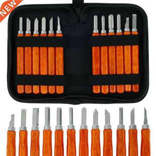 12Pcs Wood Cving Chisels Tool Set SK2 Cbon Steel Wood Ca