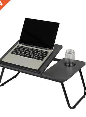 Laptop Table Simple Computer Desk With Fan For Bed Sofa Fold
