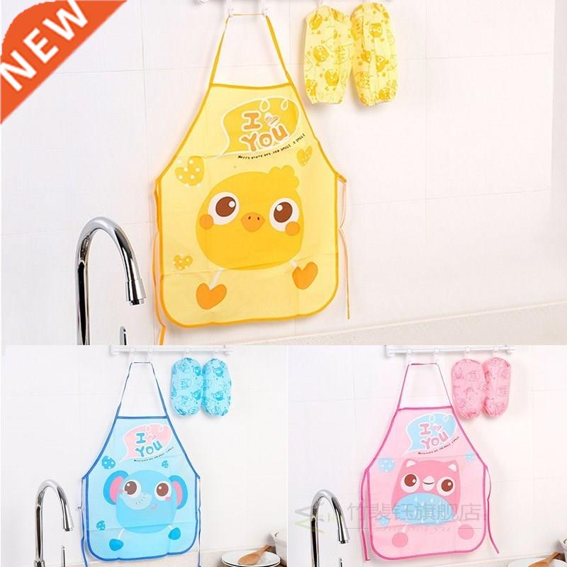 Children Apron Food Waterproof Kids Cute Bibs Baby-Accessori