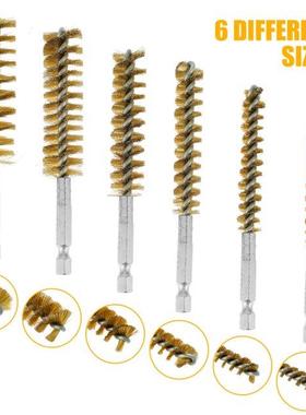 12Pcs Wre Tube Cleanng Brush Machnery Pant Remover Rust