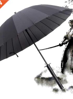 Japanese Samurai Umbrella Strong Windproof Semi Automatic Lo