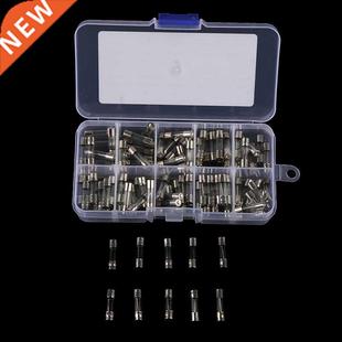 Tube 5x20mm Kits Assorted Fuse Glass Blow Quick Box 100Pcs
