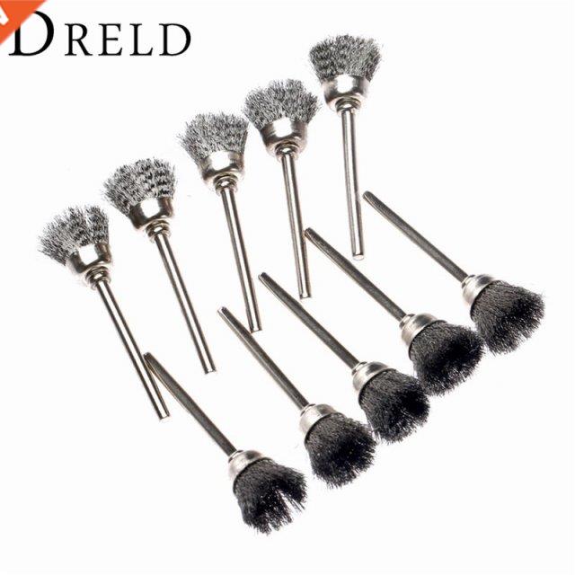 10pcs 15MM Steel Wire Cup Brush rotary Brushes rotary tool f